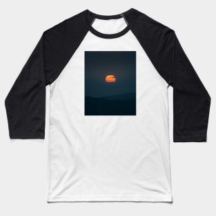 Mountain Sunset Baseball T-Shirt